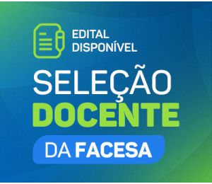 FACESA abre seleção para novos docentes – 2026.1